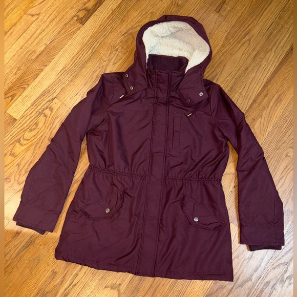 Abercrombie & Fitch Maroon Jacket - Picture 1 of 7